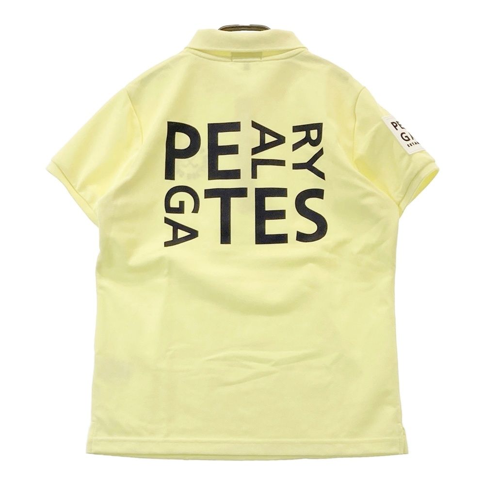 サイズ：1 PEARLY GATES パーリーゲイツ ラバーロゴ 半袖ポロシャツ