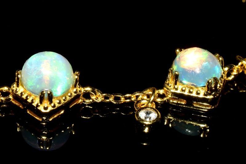 １点物 AAAA エチオピア産 シルバー925 プレシャスオパール 5.5mm アジャスター付き長さ調整 ブレスレット パワーストーン 天然石 _MA9562