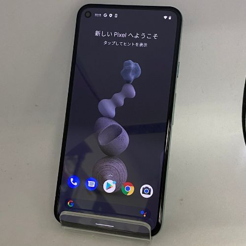 中古】【安心保証】 Google Pixel 5[128GB] au よろしき ソータセージ