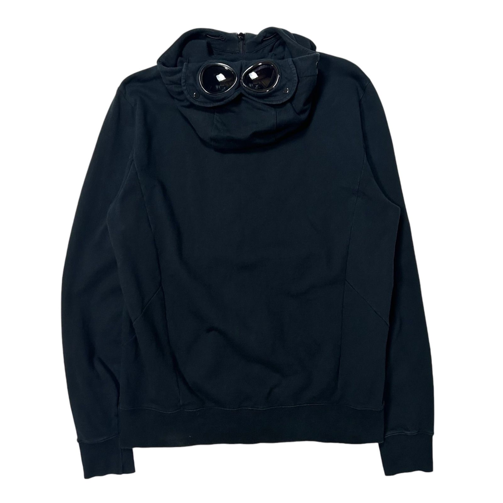 C.P. COMPANY Cotton Goggle Zip-Up Hoodie - Dark Navy - メルカリ