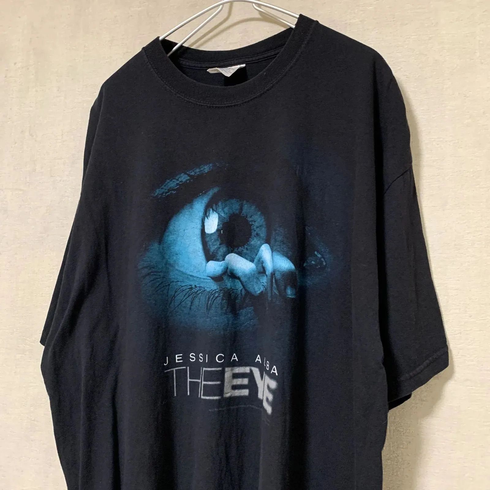 希少】JERZEES 映画『THE EYE』JESSICA ALBA 半袖Tシャツ ブラック 