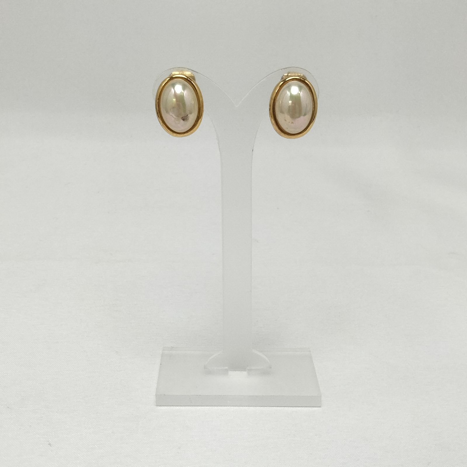 正規品　Dior ディオール　イヤリング　フェイクパール　ゴールド　y2k ✨️Christian Dior✨️クリスチャンディオール イヤリング