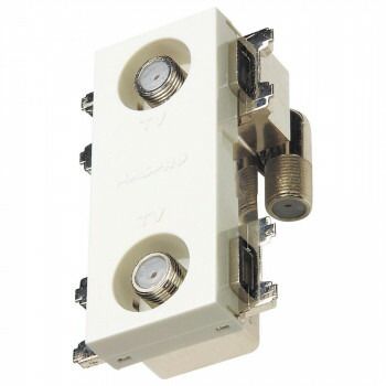 マスプロ電工 直列ユニット 2端子型・中継用 2DWK15-B