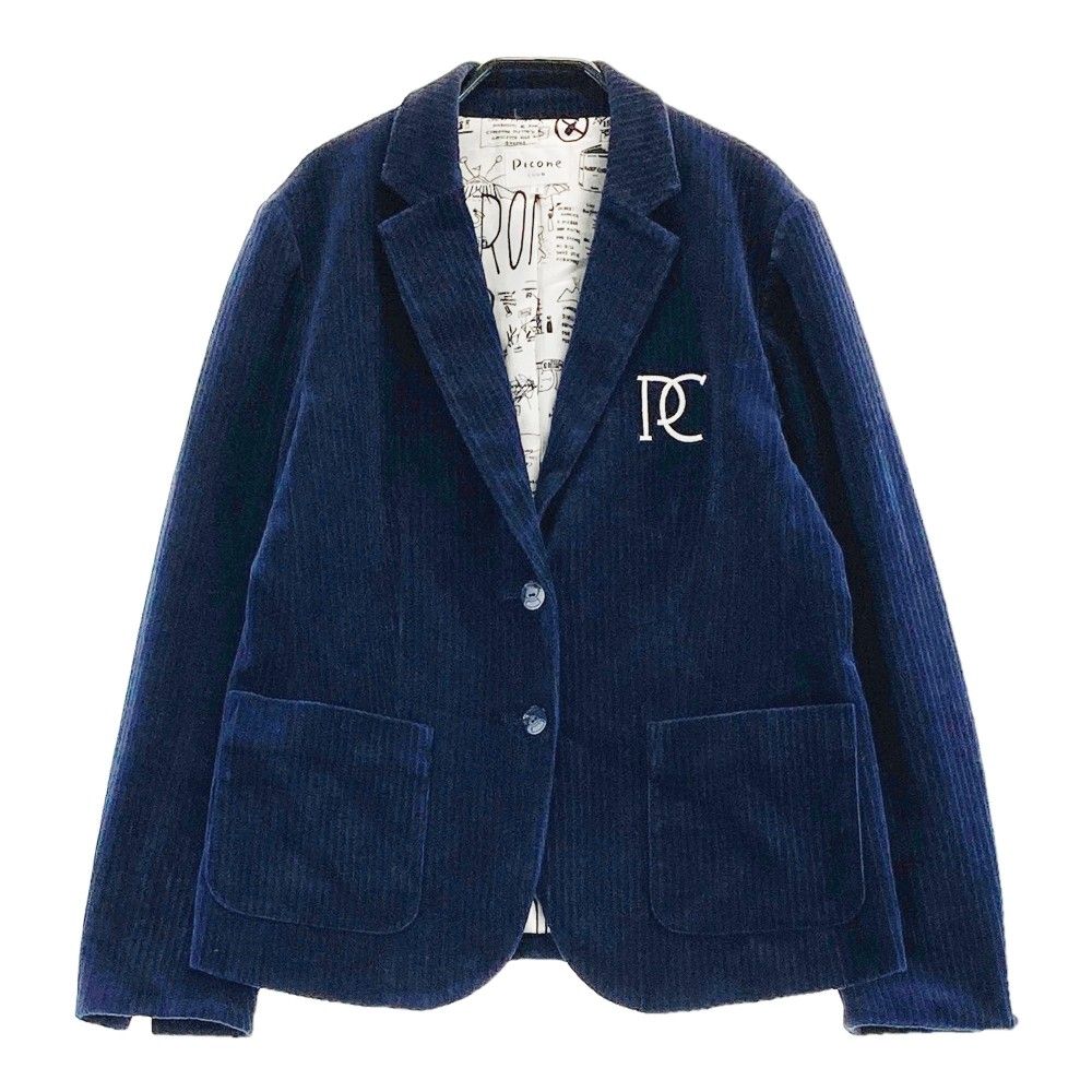Picone club ワッペン ダウンジャケット ネイビー Ⅲ Picone club ワッペン ダウンジャケット ネイビー Ⅲ - メルカリ