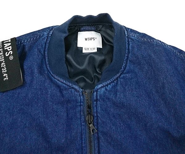 WTAPS ダブルタップス 22AW JFW-04 / Jacket / Cotton. Denim デニムジャケット インディゴ サイズ3 正規品  / 29557