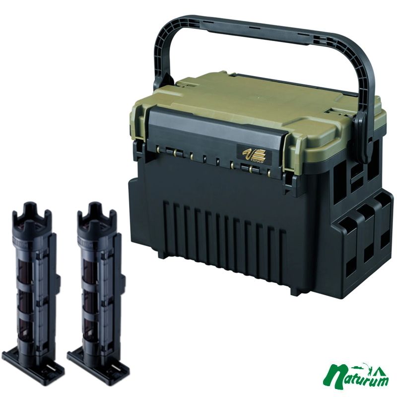 メイホウ MEIHO 明邦 VS-7090N×ロッドスタンド BM-250 Light な3セット クリアブラック×ブラック