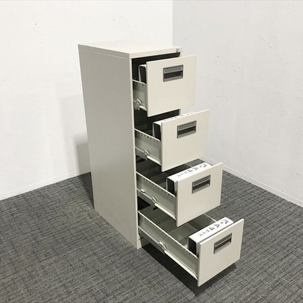 ファイリングキャビネット A4対応 スチールキャビネット コクヨ ナチュラルグレー