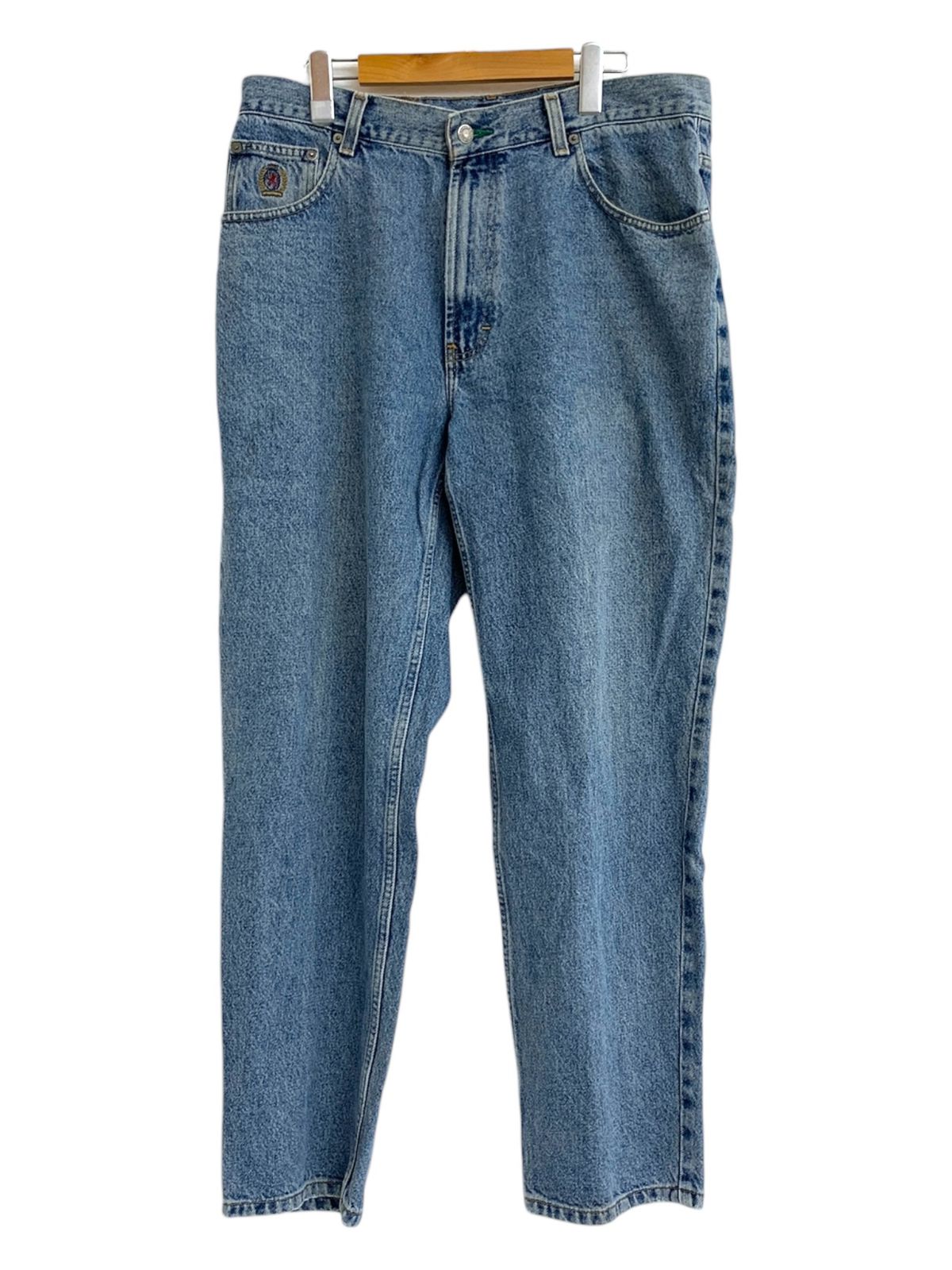 TOMMY JEANS (トミージーンズ) デニムジーンズ ボトム パンツ 90s 古着 36 インディゴ メンズ/004