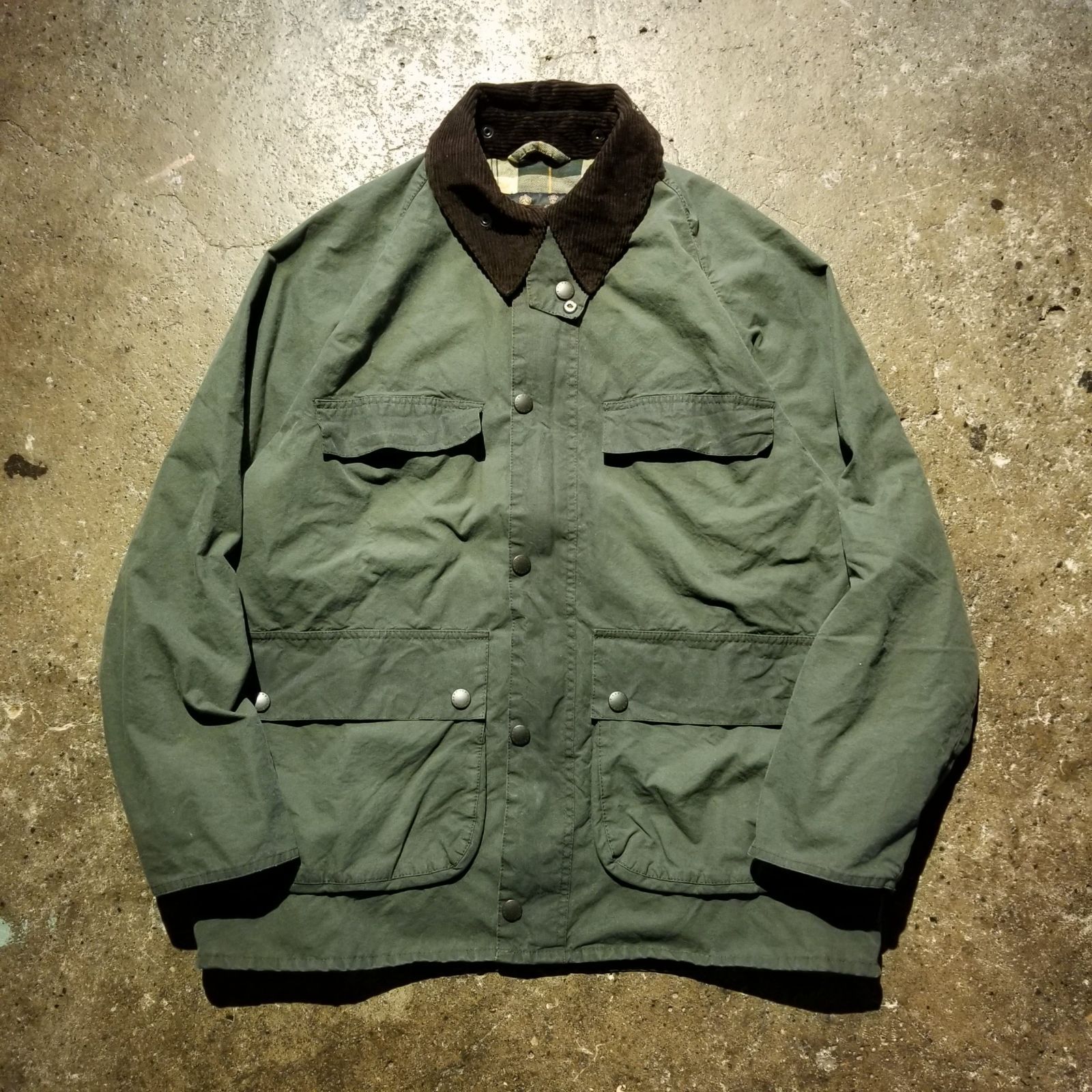 Barbour 24AW BEAMS別注 OLD BEDALE 40 ウォッシュドジャケット