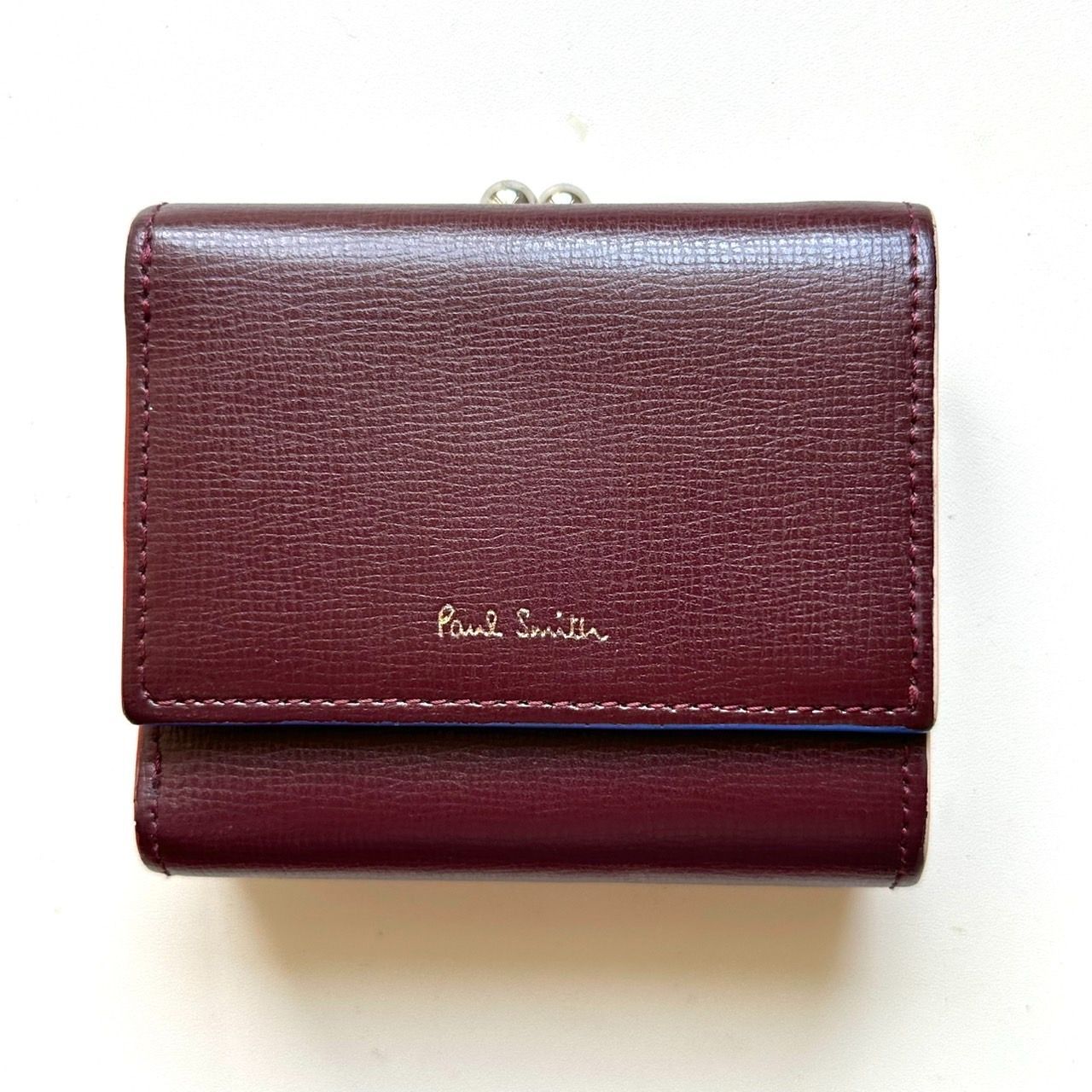 Paul Smith バーガンディ 三つ折り財布　未使用品 ポールスミス Paul Smith 三つ折り財布 バーガンディ - メルカリ