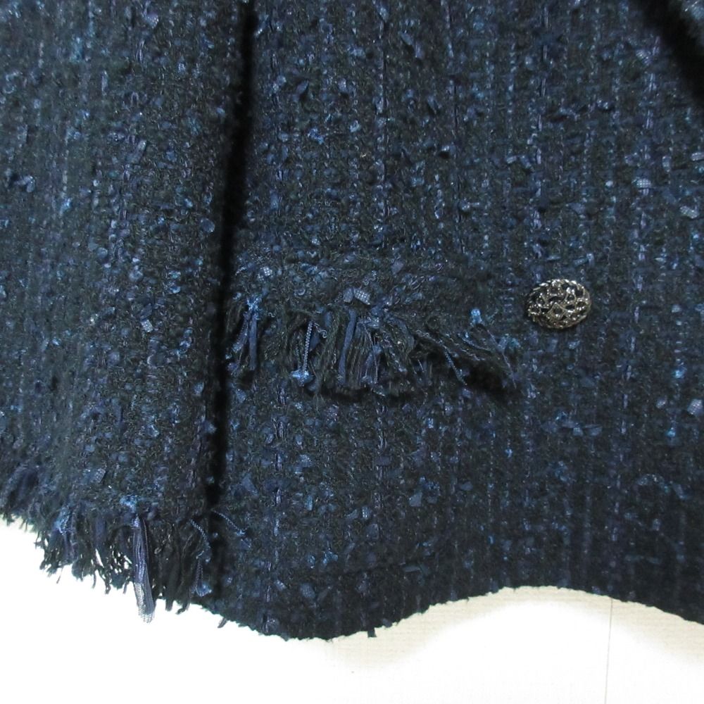 FOXEY - 美品 FOXEY BOUTIQUE フォクシーブティック Snowflake ビジューボタン ツイード ジャケット 39750 サイズ38 ネイビー レディース 古着 中古 USED 楽天市場】【中古】美品 FOXEY BOUTIQUE フォクシーブティック