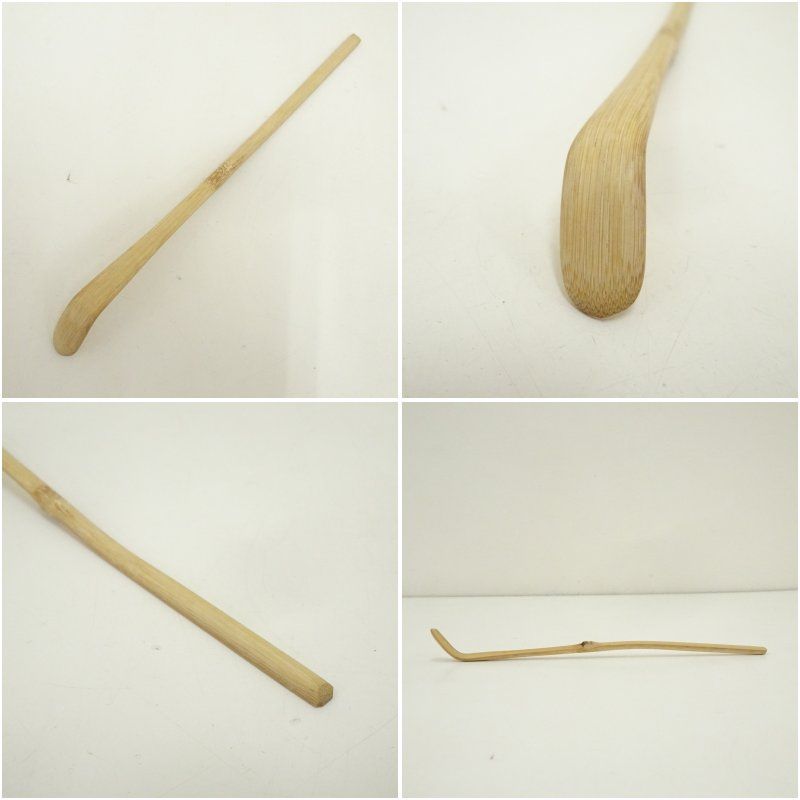 竹茶杓（銘：清風）（大徳寺 小堀卓巌書付）（共箱）茶道 茶道具