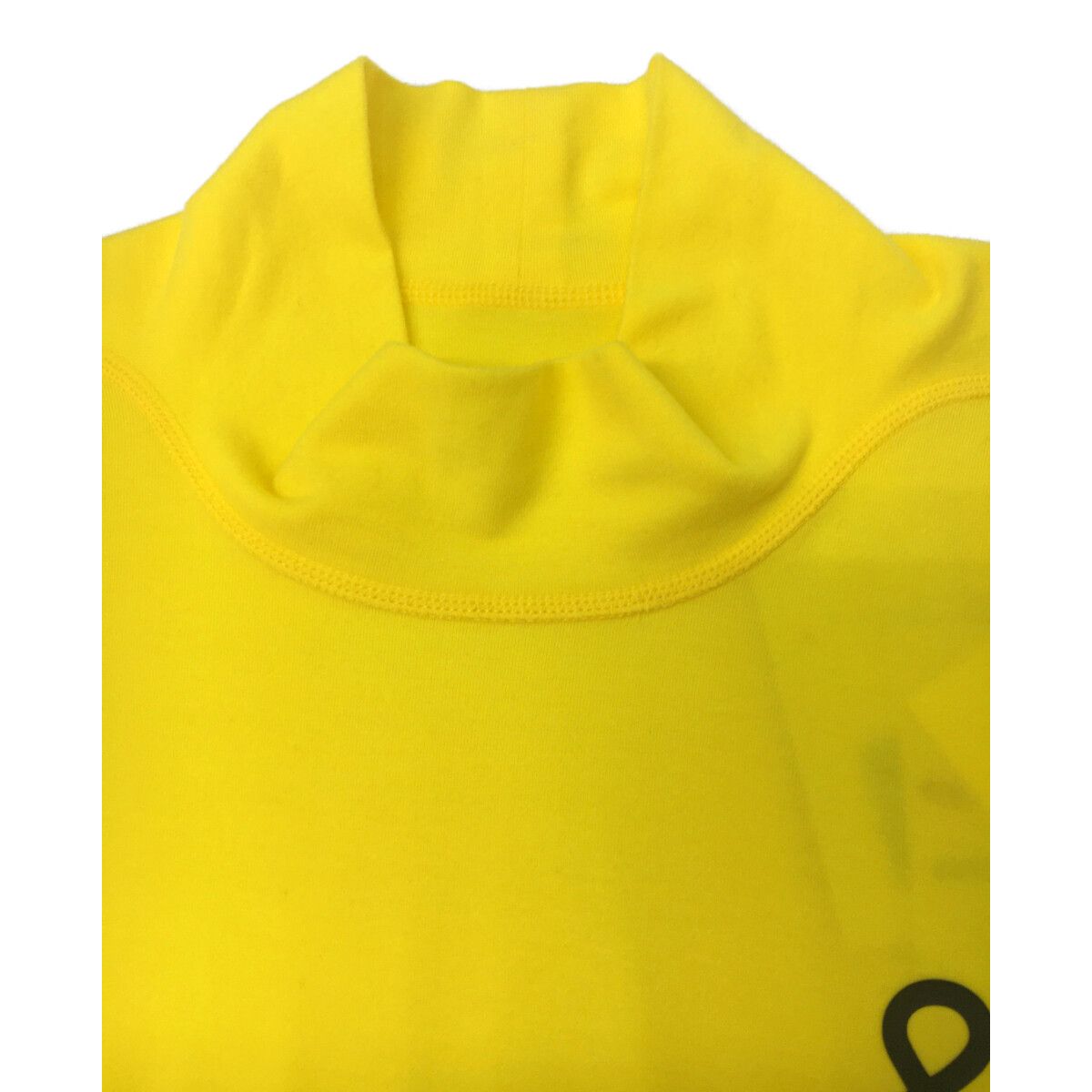 未使用品 メンズ アンパスィ and per se 長袖シャツ M 黄色 モック