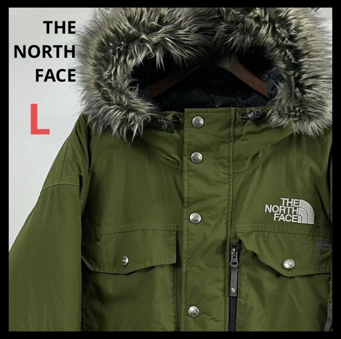 THE NORTH FACE ノースフェイス ゴッサムジャケット ダウンジャケット グリーンカーキ 美品