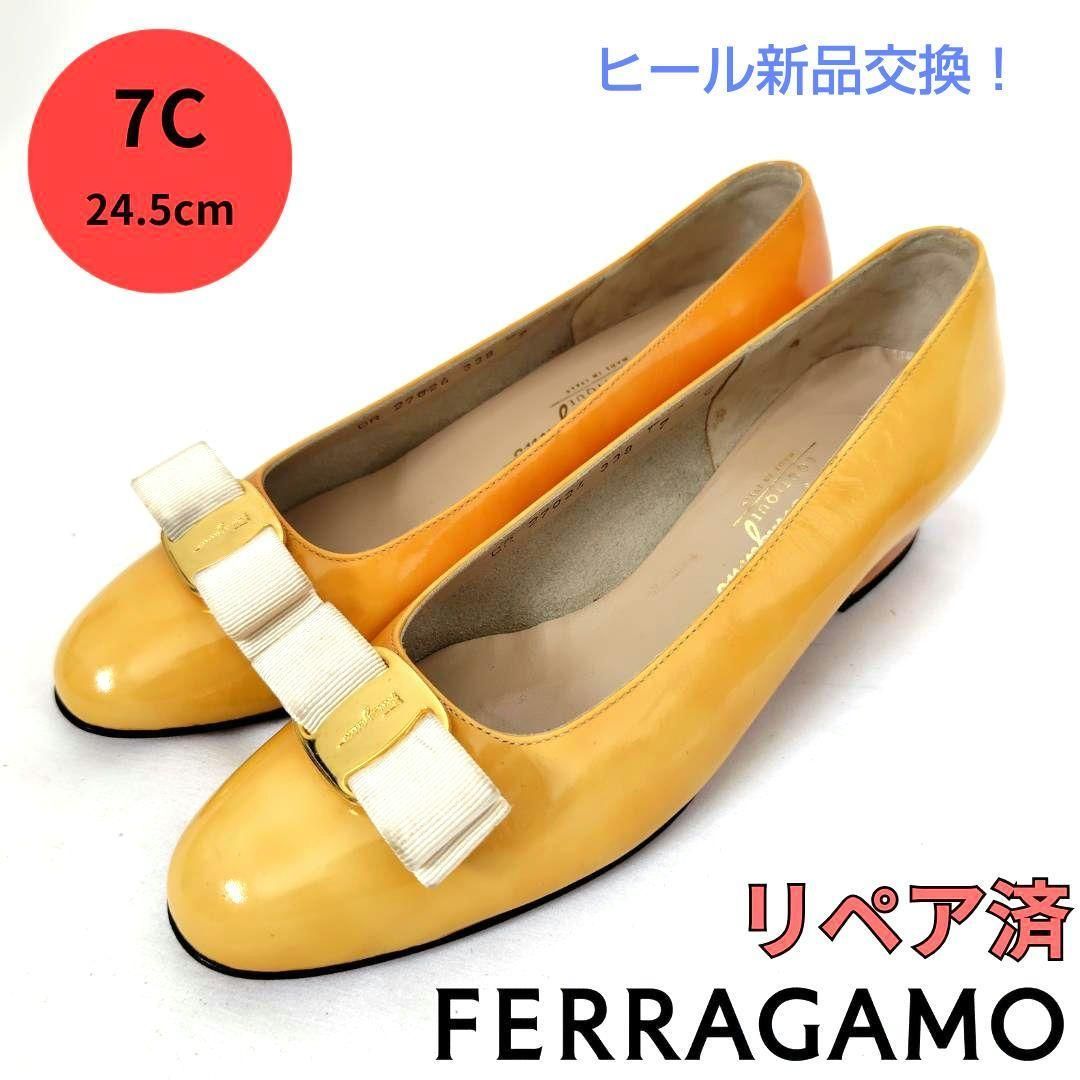 フェラガモ イエローパンプス 楽天市場】フェラガモ（カラーイエロー）（パンプス｜レディース