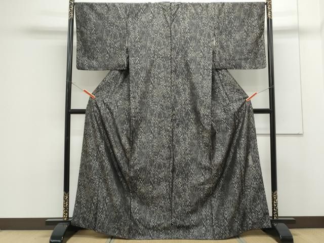 平和屋着物●本場染大島紬　三代目　照慶　杢目文様　まるやま扱い　正絹　逸品　CAAS0386th 平和屋着物○本場染大島紬 三代目 照慶 杢目文様 まるやま扱い 正絹