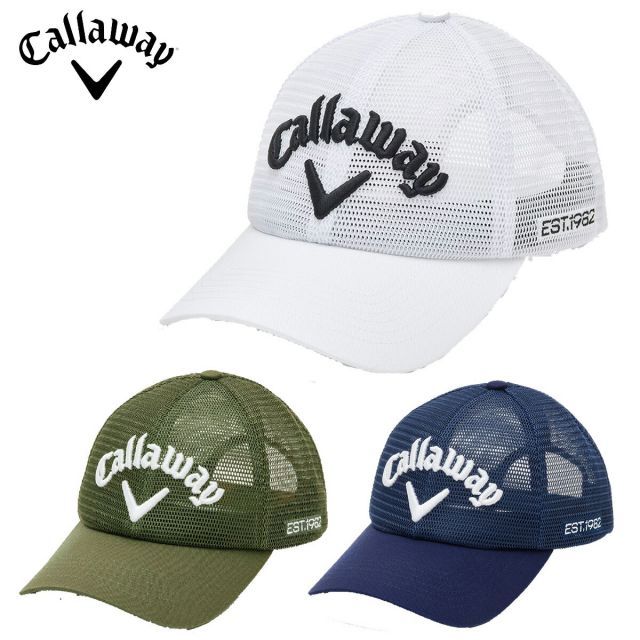 キャロウェイ ゴルフかざあなメッシュキャップ(メンズ) ゴルフ ウェア「Callaway Golf C25191106」2025年春夏モデル日本正規品