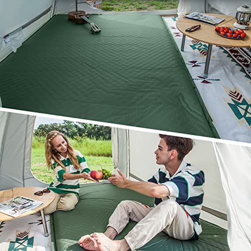 YETO キャンプ マット エアーマット 折り畳み テントマット 防水 連結可能