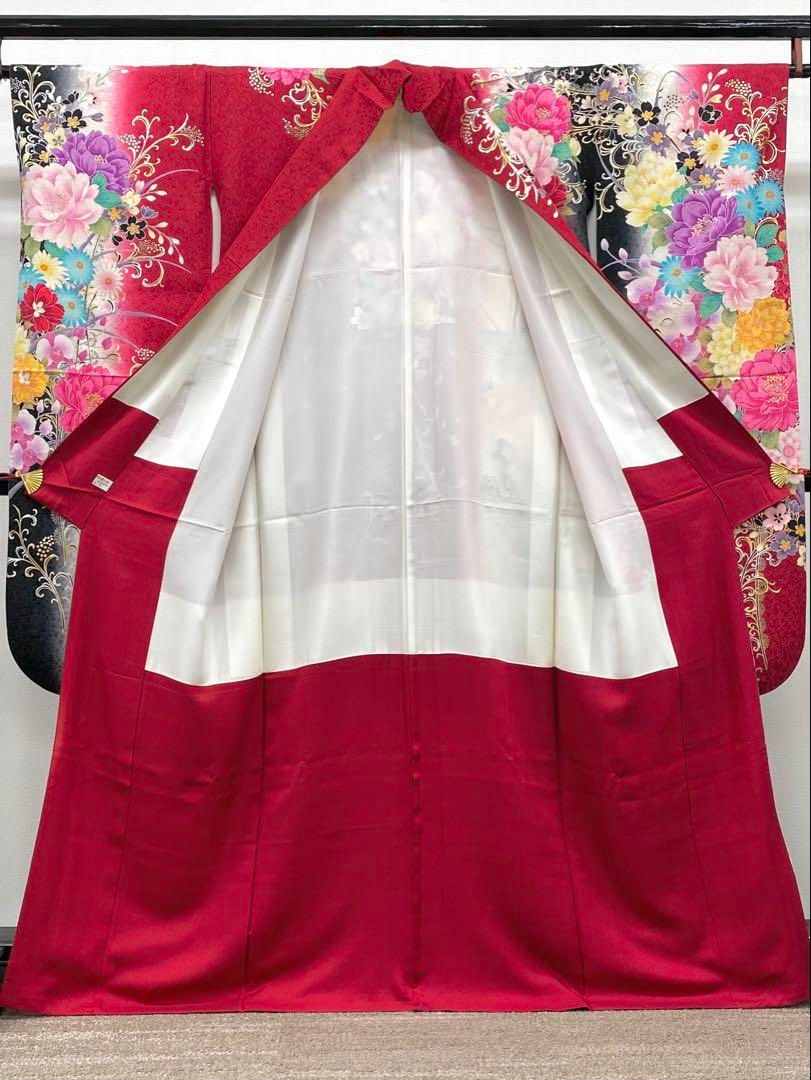 振袖 豪華 銀通し 金駒 金彩 身丈162cm 撥水加工済 MO2683