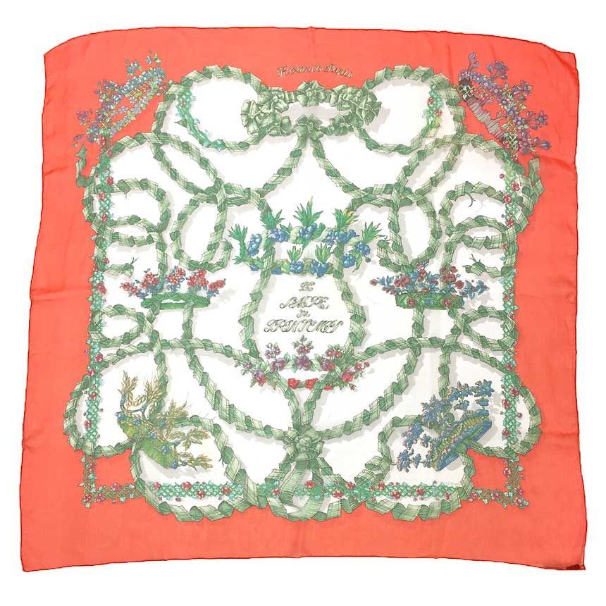 超高品質で人気の 希少 HERMES PRINTEMPS du SACRE LE カレ90 スカーフ エルメス 小物
