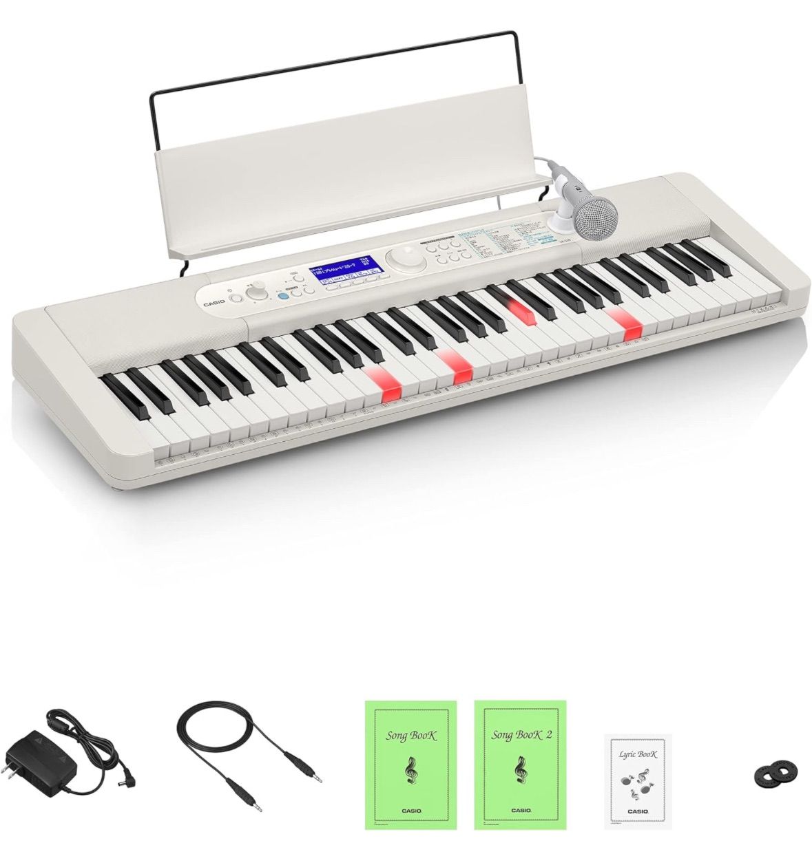 I565 ? 2022年製の美品♪ CASIO 光ナビゲーションキーボード LK-520 