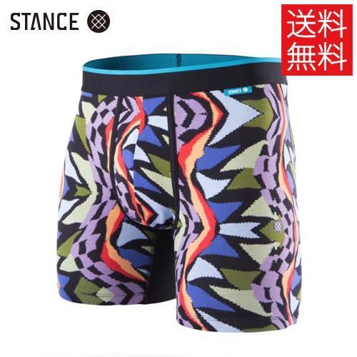 【送料無料】STANCE AZGLITCH WH ボクサーブリーフ パンツ アンダーウェア ブラック 総柄 黒 BOXER BRIEF Black スタンス