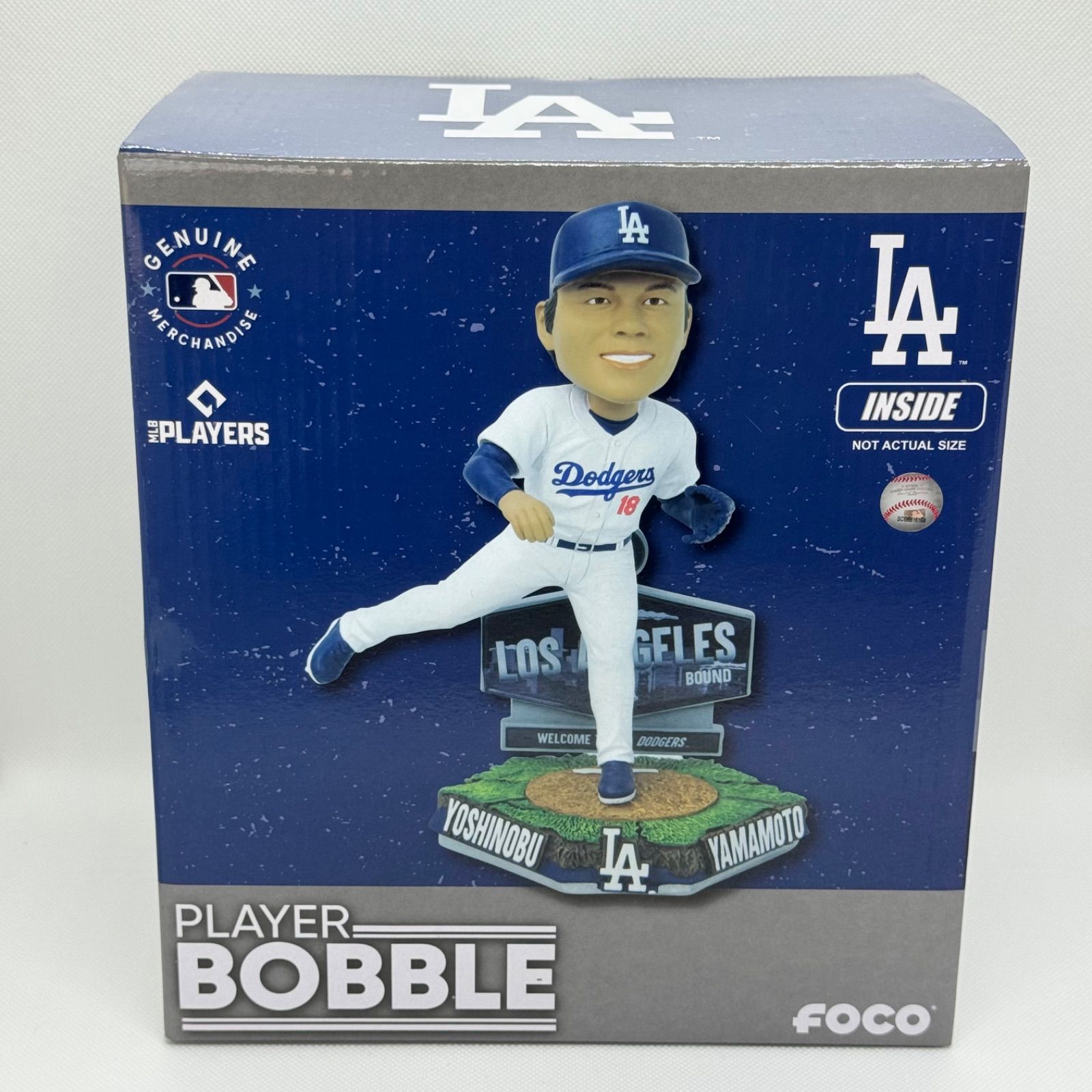 FOCO ロサンゼルス ドジャース 山本由伸 ボブルヘッド 限定 LA MLB 山本由伸 ドジャース ボブルヘッド 【1024個限定】Dodgers