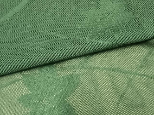 ⭐︎ 単衣 色無地 笹の葉模様 薄鼠色 K-4538 単衣 色無地 笹の葉模様 薄鼠色 K-4538