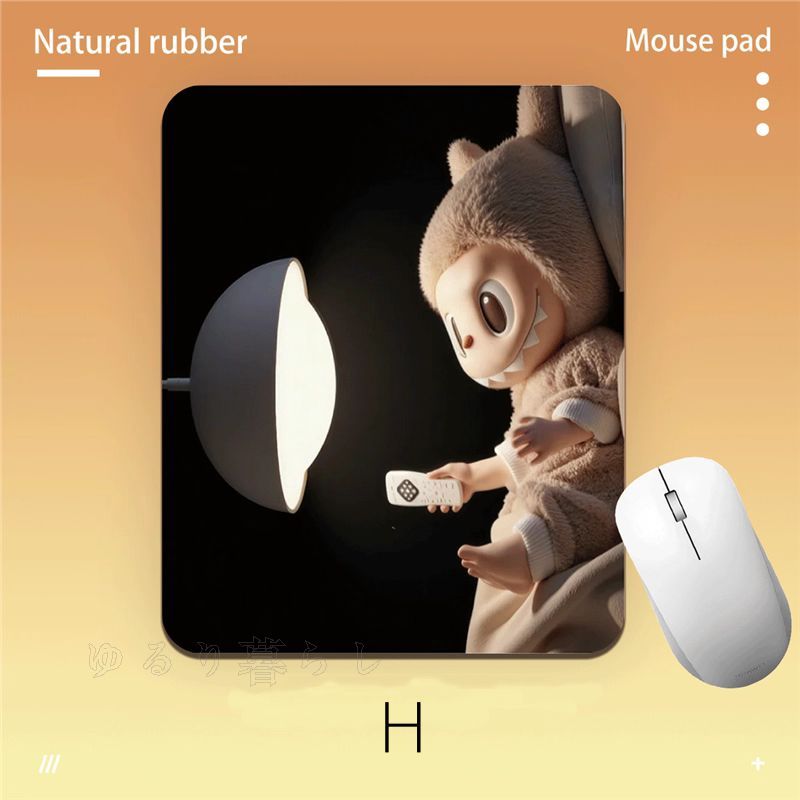 ラブブ 小型マウスパッド キャラクターキーボードマット マウス用 26