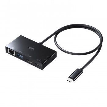 サンワサプライ USB Type-Cマルチ変換アダプタ AD-ALCMHL1BK