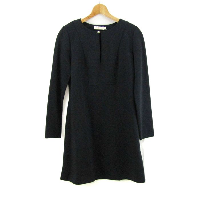 トリーバーチ ワンピース トップス 長袖 チュニック レディース Mサイズ ブラック Tory Burch