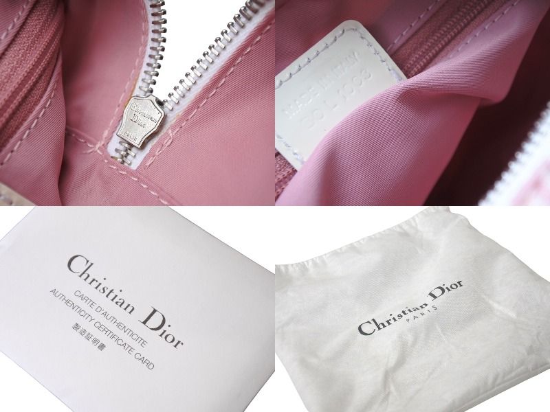 新品未使用 Christian Dior クリスチャンディオール トロッター ショルダーバッグ ガーリーライン ラインストーン ピンク 中古  4c067557 - メルカリ