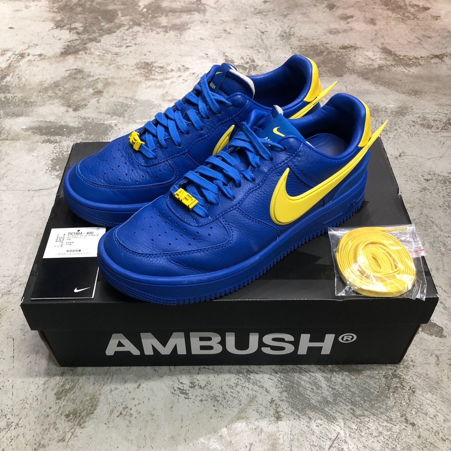 国内正規 AMBUSH Nike Air Force 1 Low Game Royal and Vivid