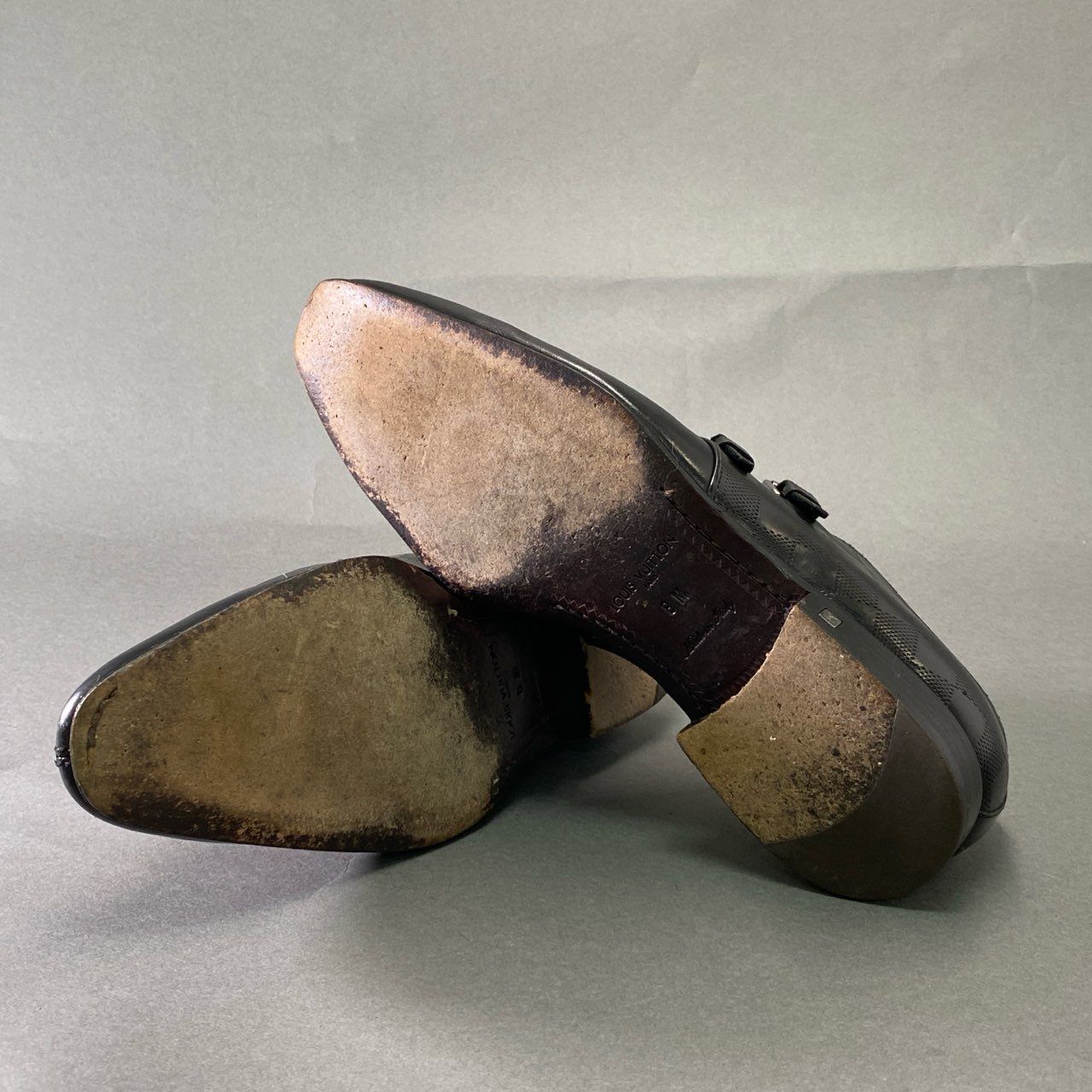 2j4 LOUIS VUITTON ルイヴィトン ダミエ ダブルモンクストラップ