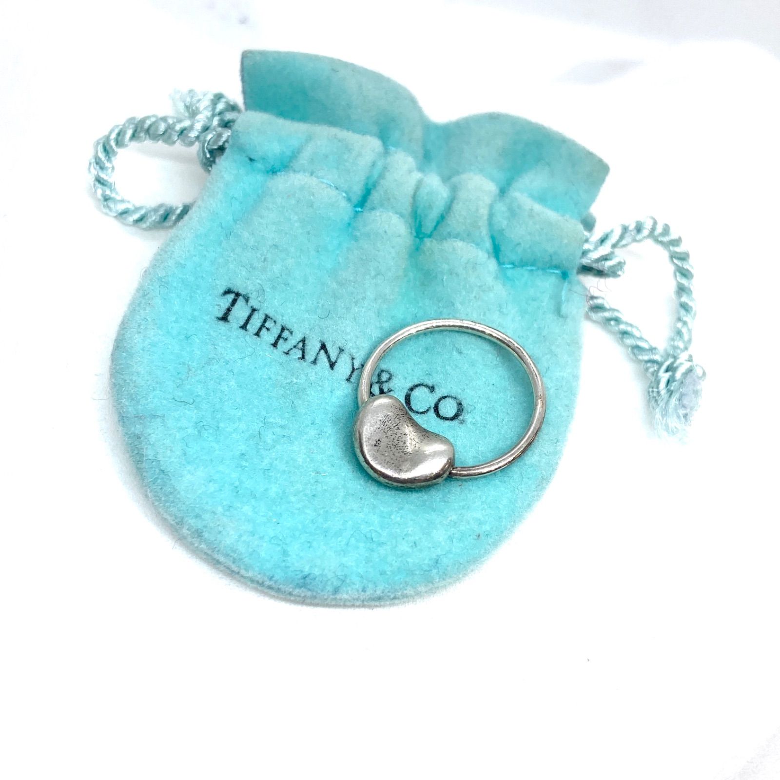 美品 Tiffany&Co.ティファニー ビーン シルバー リング 指輪 10号 USA製1985年TIFFANY&CO.ヴィンテージティファニースターリング