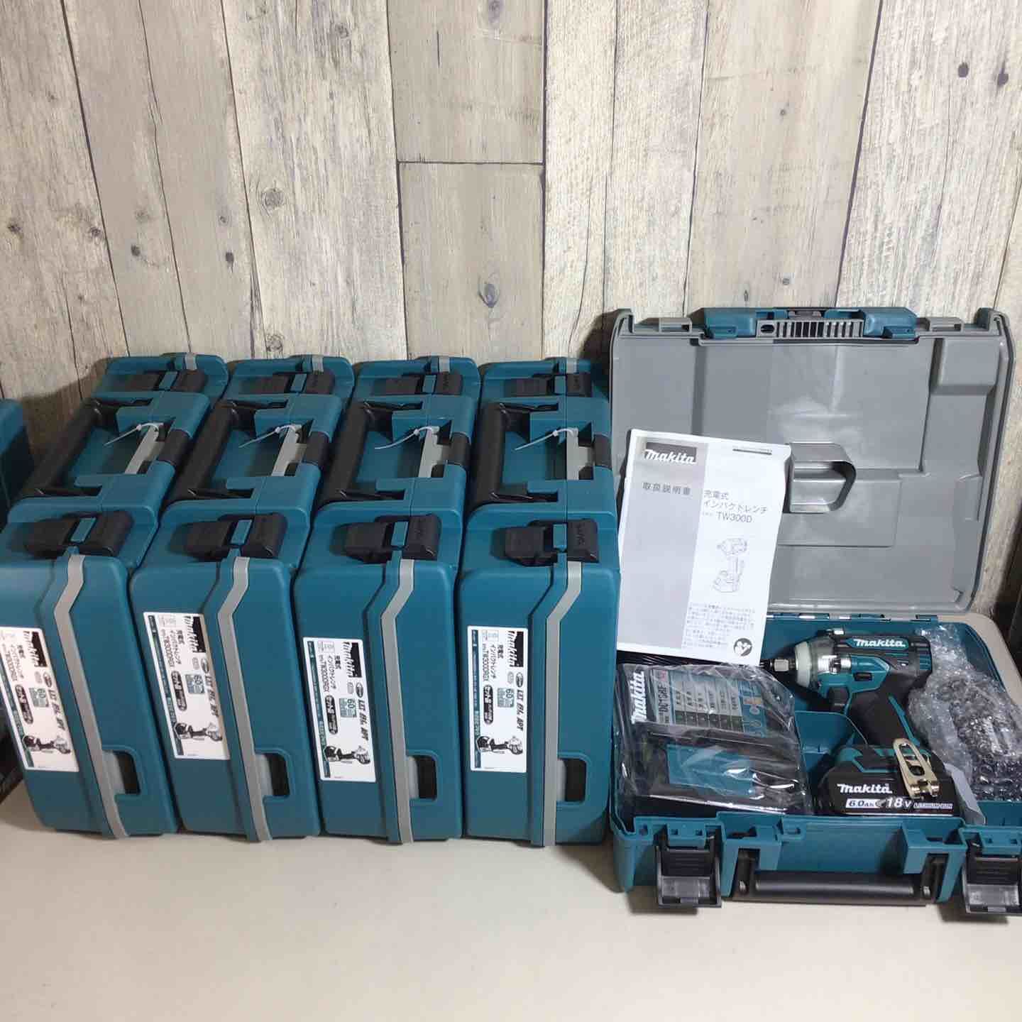マキタ makita コードレス インパクトレンチ TW300DRGX 5台 バッテリー-充電器付 フルセット インパクトレンチ 純正 純正品 充電式 18V 戸田店