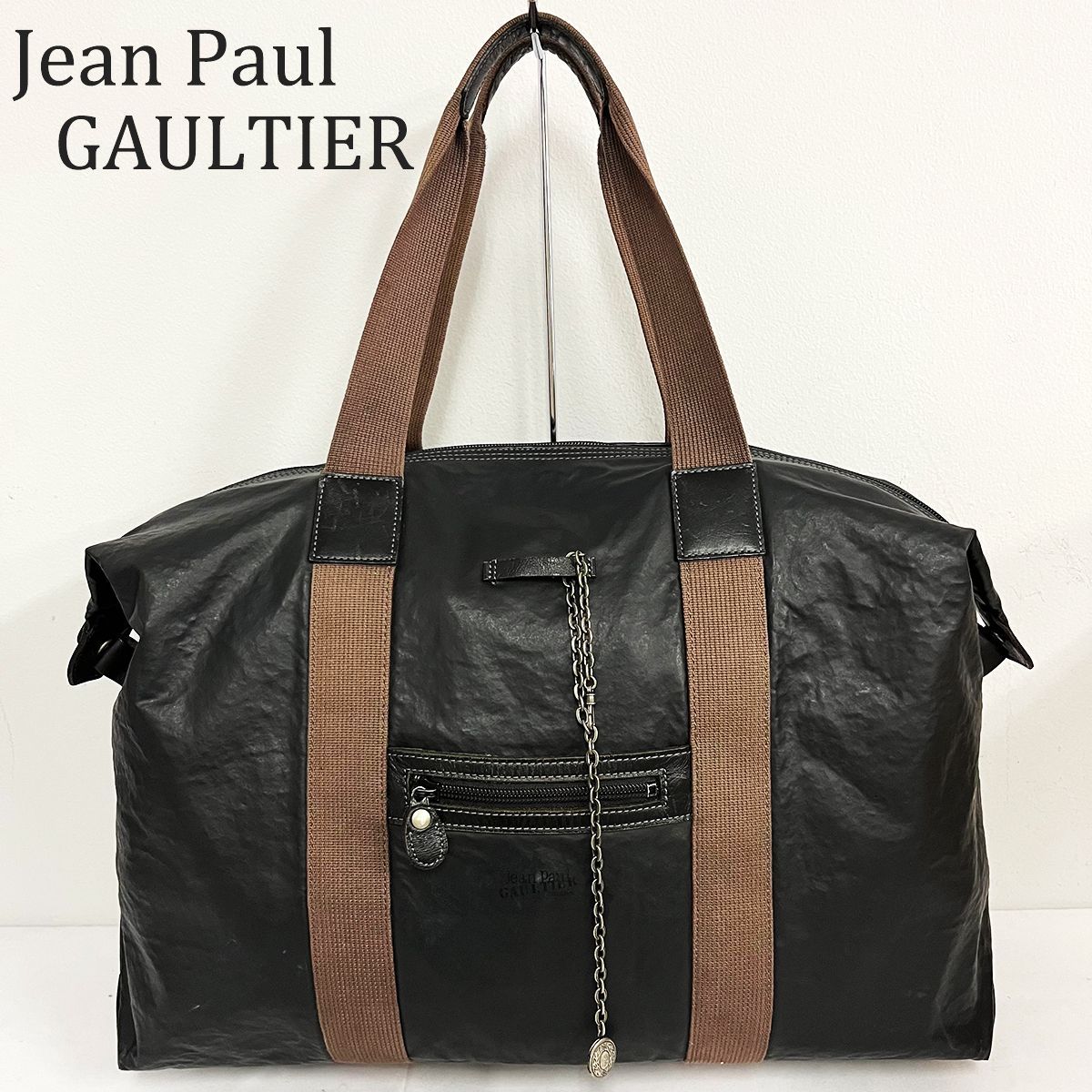 Jean Paul GAULTIER　ジャンポールゴルチエ　ボストンバッグ　ブラック