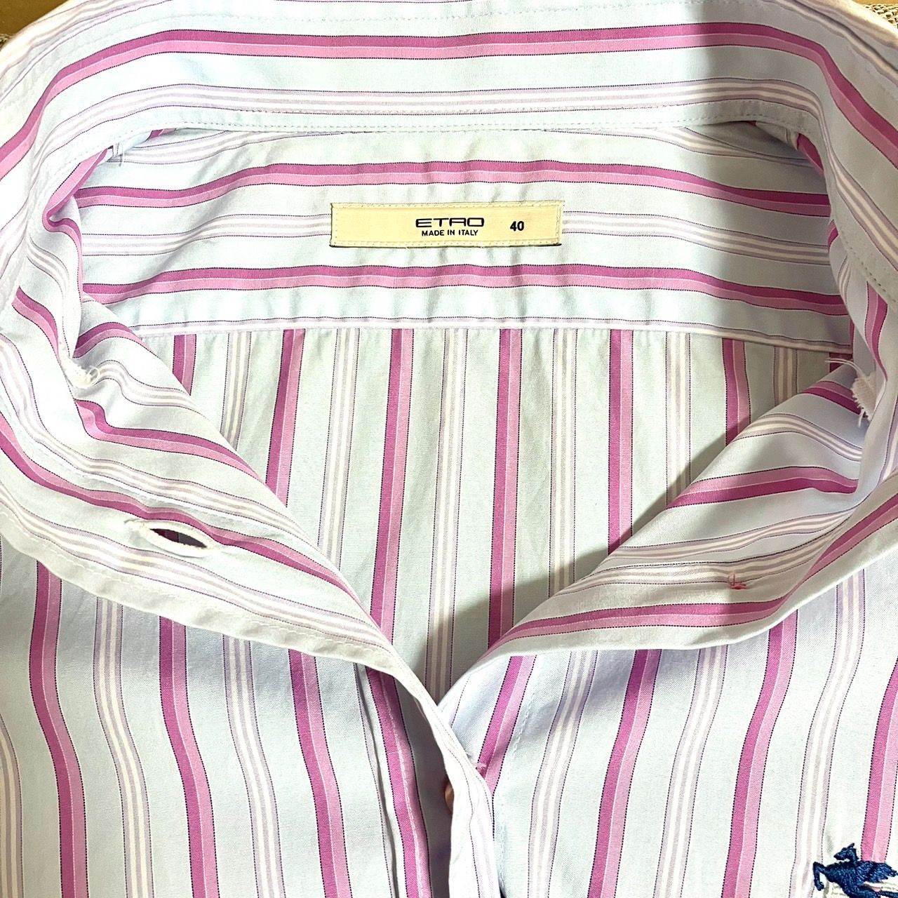 ✨ETRO エトロ ボタンダウンシャツ ストライプ 長袖 レディース