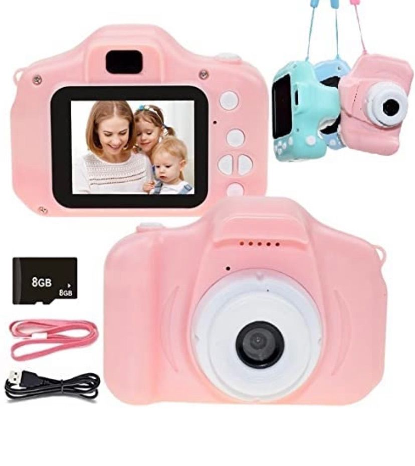 キッズカメラ 子供用デジタルカメラ SDカード トイカメラ ピンク プレゼント