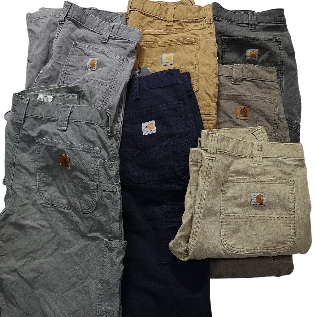 古着卸 まとめ売り カーハート Carhartt ダック ペインター パンツ 7枚