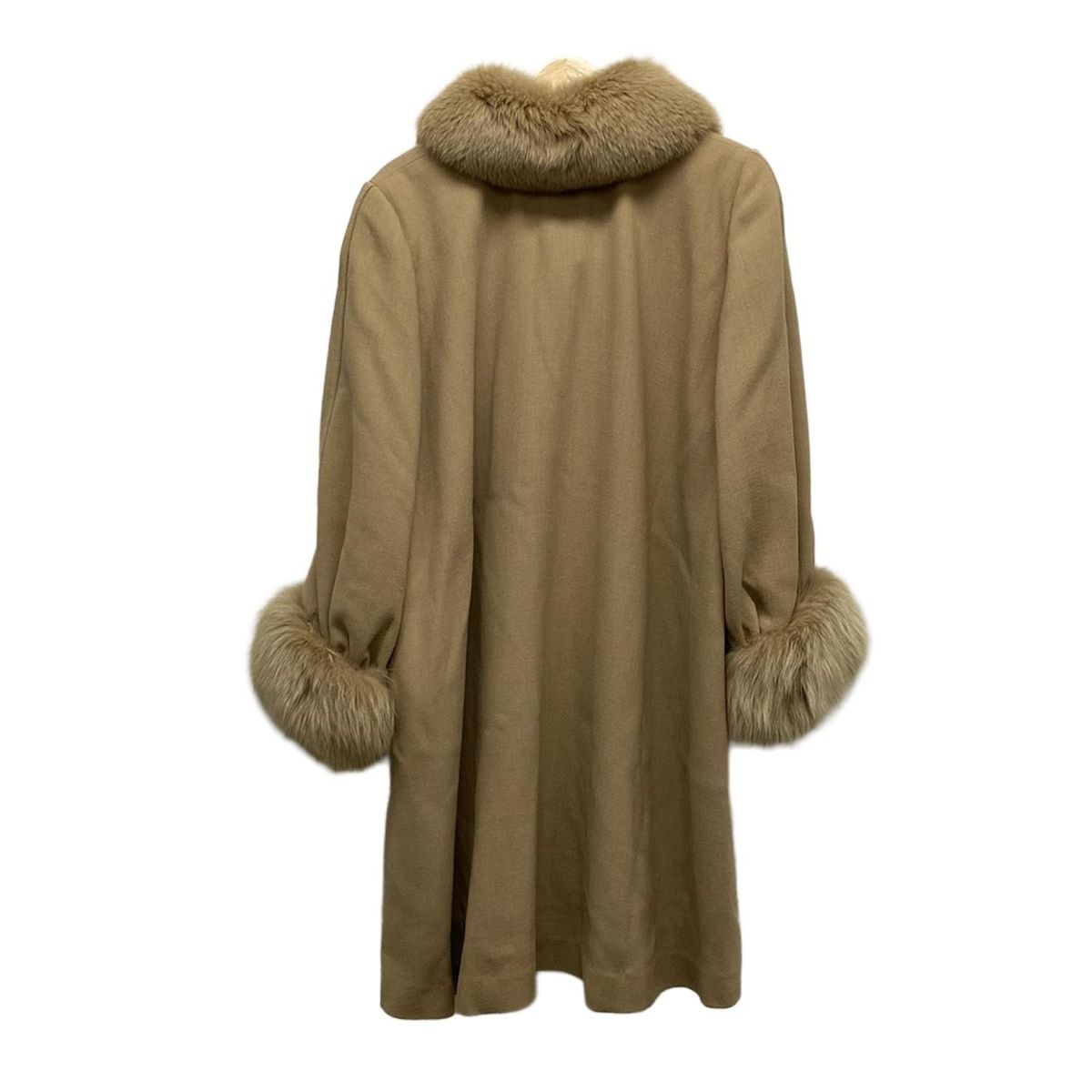 FOXEY フォクシー コート サイズF レディース - ライトブラウン 長袖 フォックス 冬