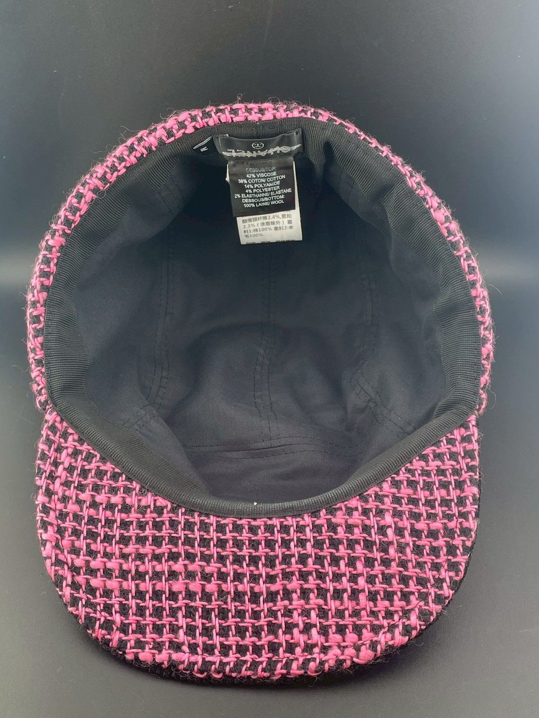 中古品】CHANEL シャネル 雪結晶 ココマーク ツイード×コーディロイ