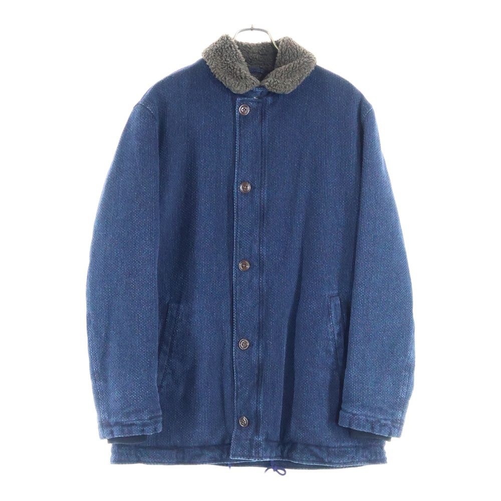 The DUFFER of St.GEORGE ザダファーオブセントジョージ 裏ボア ジップアップジャケット ブルゾン インディゴ DF-CD-77859