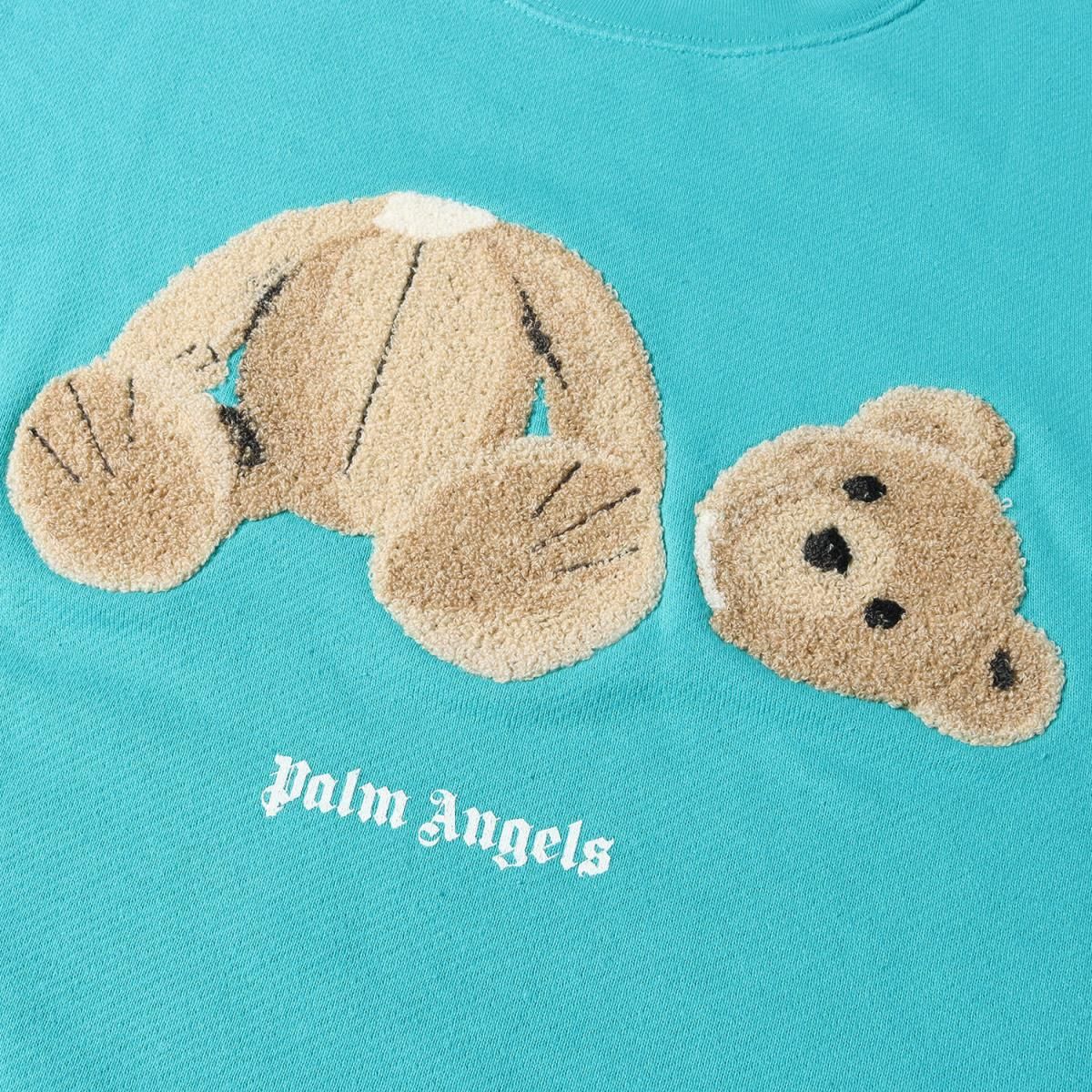 パームエンジェルス テディベア オーバーサイズ スウェット ターコイズブルー パームエンジェルス テディベア オーバーサイズ スウェット