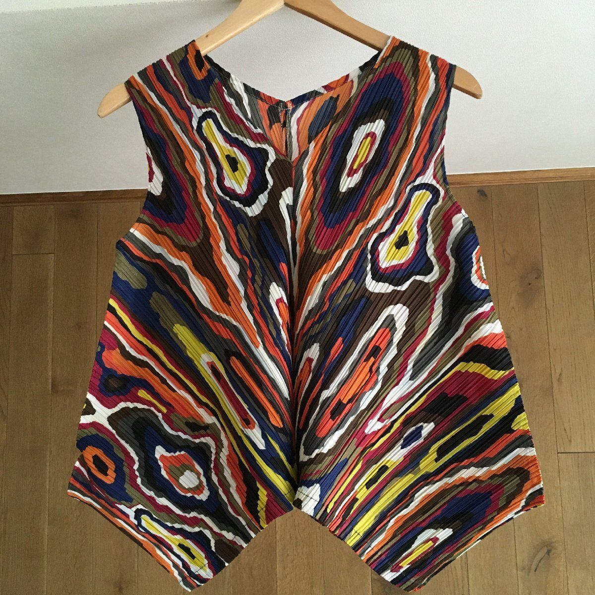 PLEATS PLEASEプリーツプリーズ プリーツプリーズ イッセイミヤケWOODEN PATTERN BOUNCE SHIRT トップス３