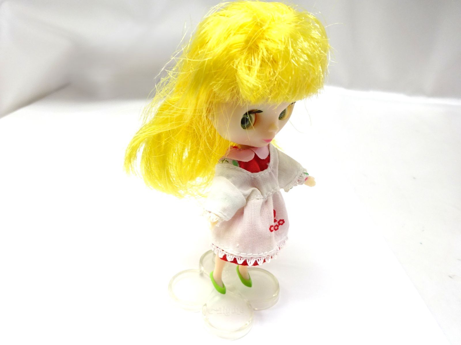 Takara Tomy - プチブライス　リトルレトロママ　ブランド　金髪　グリーンアイ　レア　花柄　昭和風 Takara Tomy - プチブライス リトルレトロママ ブランド 金髪