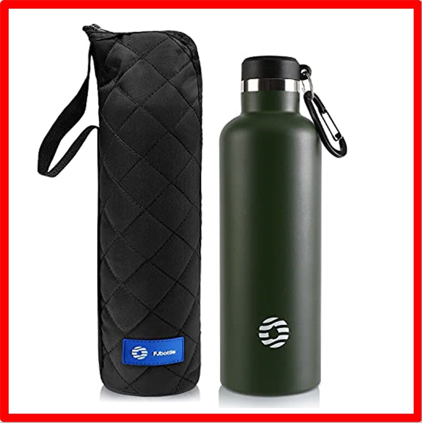 匿名配送】グリーン_750ML FJbottle 水筒 750ml 真空断熱 保温 保冷 第