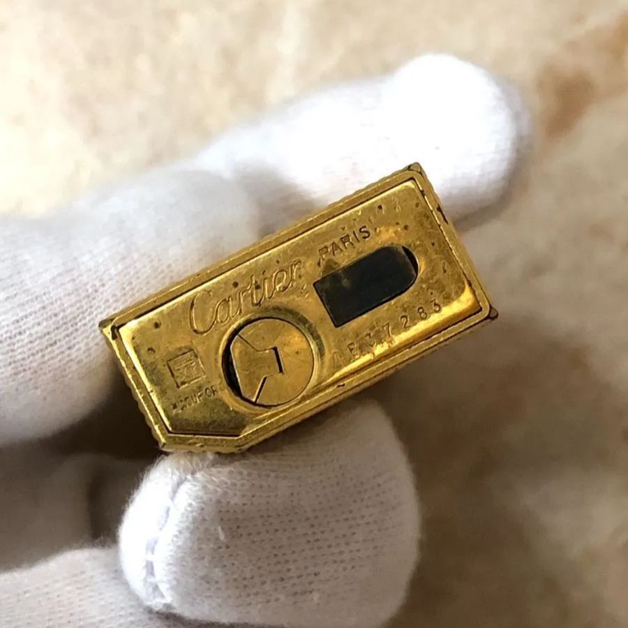 Cartier カルティエ ガスライター 着火未確認 ゴールド系 - メルカリ