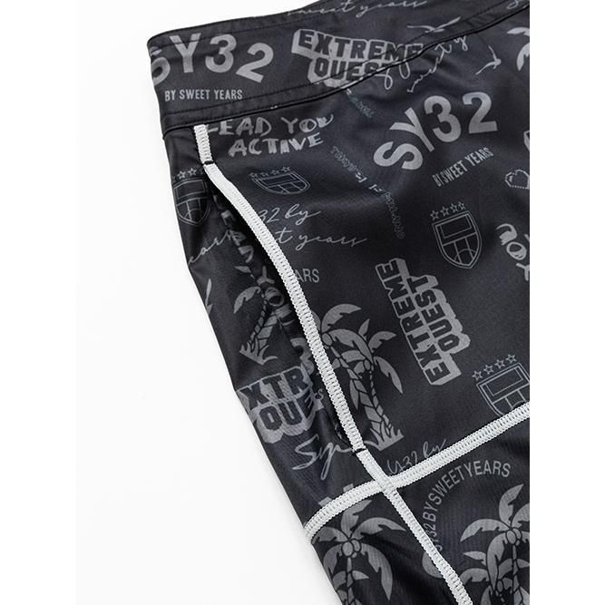 未使用 SY32 by SWEET YEARS ロゴ パンツ ショート メンズ ブランド  