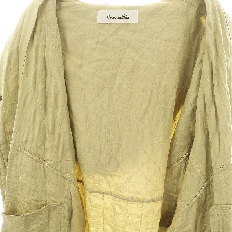 サラマリカ sara mallika Square Stitch Midi Coat コート